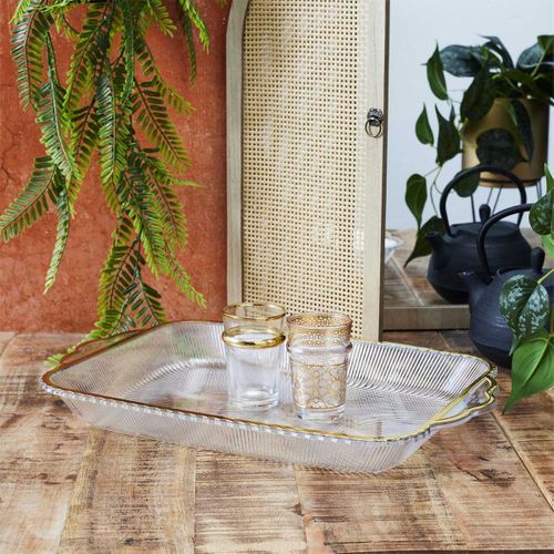 Plateau De Service Design "mirage" 41cm Transparent