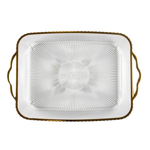 Plateau De Service Design "mirage" 41cm Transparent