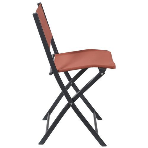 Lot De 4 Chaises De Jardin "elba" 80cm Terracotta