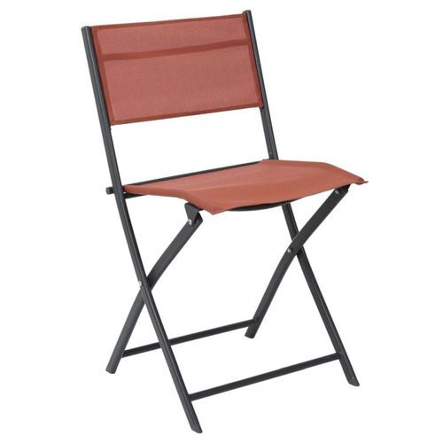 Lot De 4 Chaises De Jardin "elba" 80cm Terracotta
