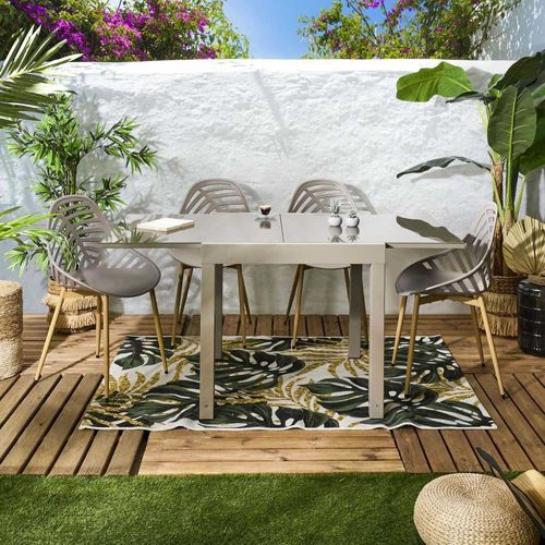 Table De Jardin Extensible En Métal Haria