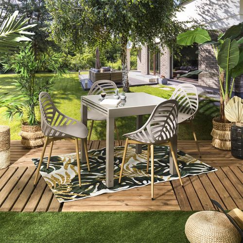 Table De Jardin Extensible En Métal Haria