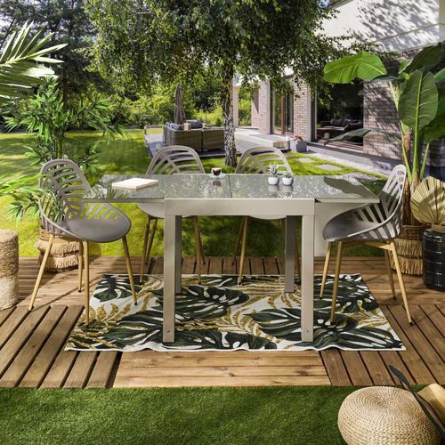 Table De Jardin Extensible En Métal Haria