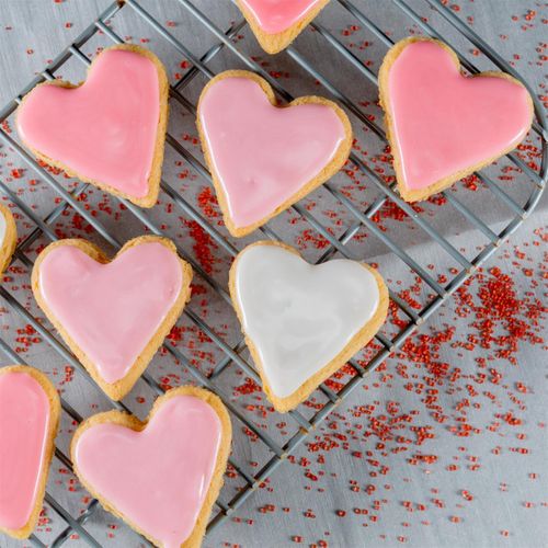 Lot De 5 Emporte-pièces En Inox "cœur" 9cm Argent