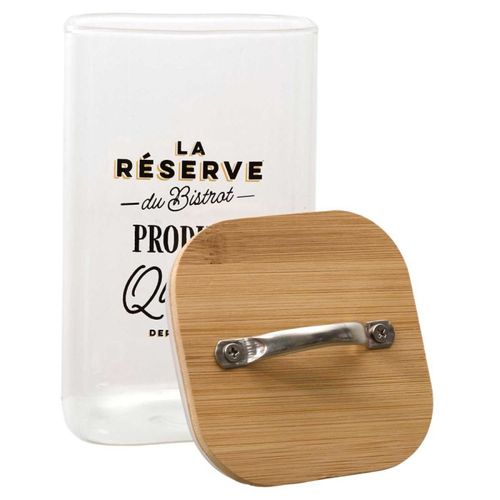 Bocal De Conservation En Verre "bistrot" 1l Transparent