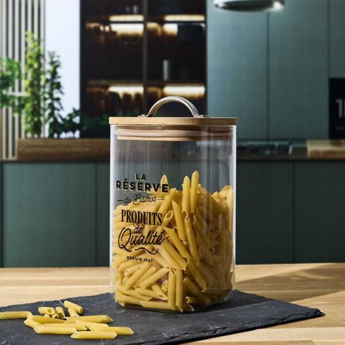 Bocal De Conservation En Verre "bistrot" 1l Transparent