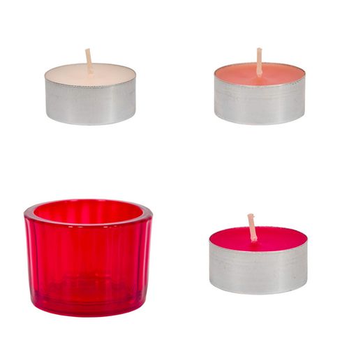 Calendrier De L'avent Bougies et Photophore "ginger" 37cm Marron