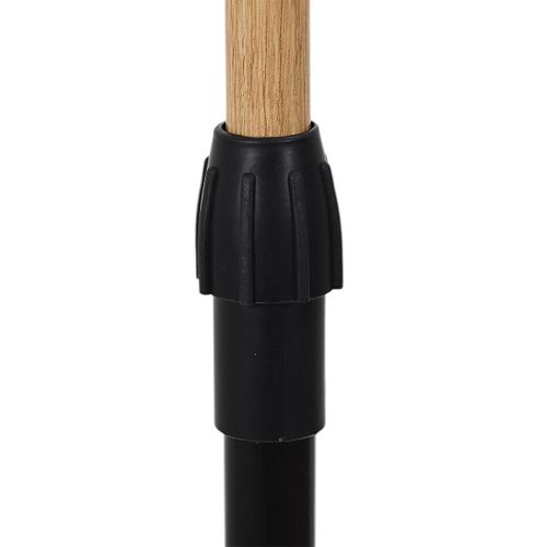 Portant à Vêtements Ajustable "effet Bois" 160cm Noir