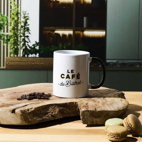 Mug En Céramique "bistrot" 30cl Blanc