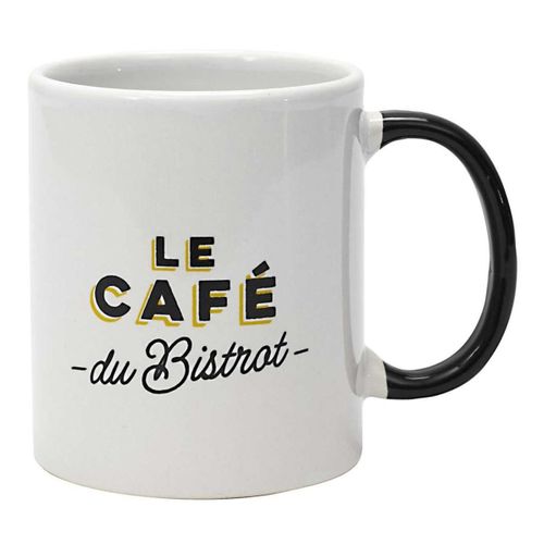 Mug En Céramique "bistrot" 30cl Blanc