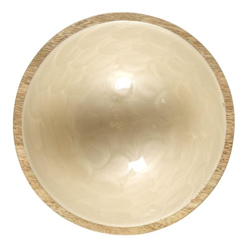 Coupelle En Bois "nerina" 15cm Beige