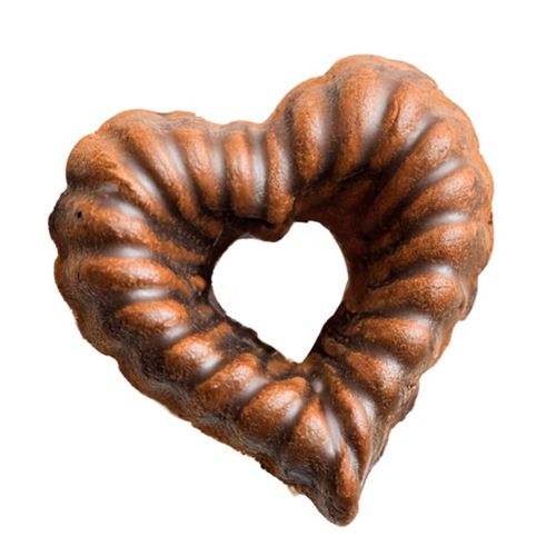 Moule à Gâteau En Silicone "cœur" 22cm Rouge