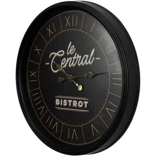 Horloge Ronde En Plastique Bistrot 50 Cm