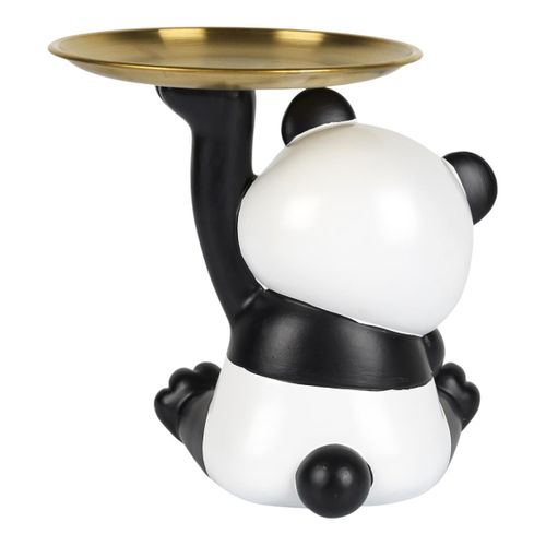 Vide-poche Statue Panda "kawaii" 20cm Noir et Blanc