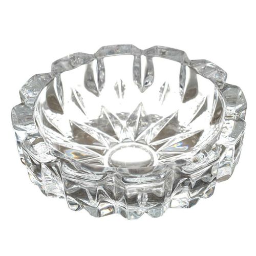Cendrier En Verre "crystal" 13cm Transparent