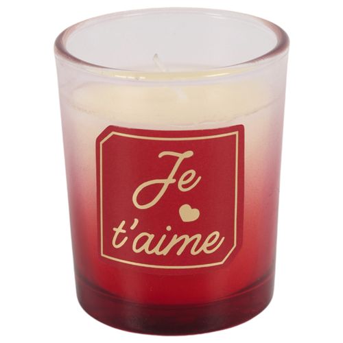 Coffret 6 Bougies Parfumées "amour" 30g Rouge