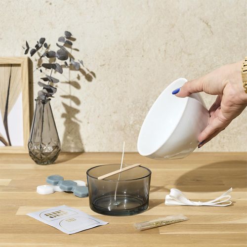 Coffret Bougie Pierre à Confectionner "diy" 20cm Brume Des Bois