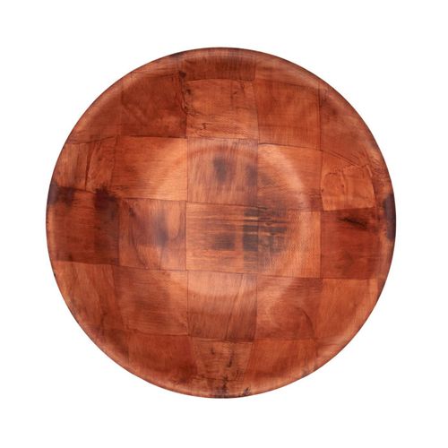 Saladier Creux En Bois "couscous" 35cm Marron