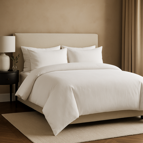 Parure 140/200 Blanc - Drap 90/200 + Taie Oreiller 50/70 Cm