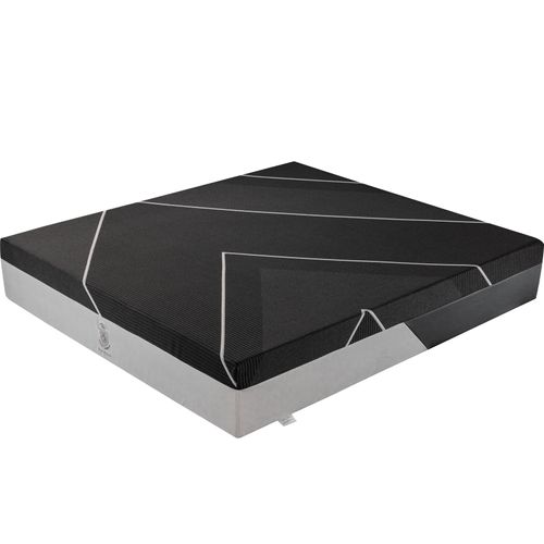 Matelas 200x200 Cm  - Matelas Hybride : Accueil Mémoire De Forme, Mousse Bambou Et Ressorts Ensachés