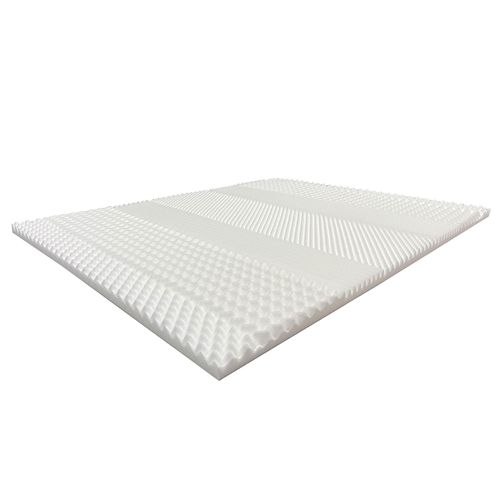 Surmatelas Mousse 160x200cm - Mémoire De Forme 7 Zones De Confort - Découpable 160x190