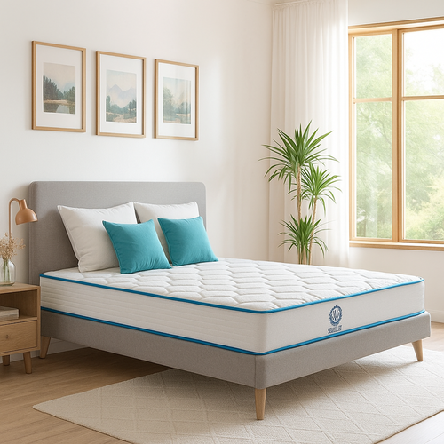 Matelas Ressorts ensachés 160x200 Cm - LOUXOR - Accueil Mémoire De Forme - Epaisseur 20 cm