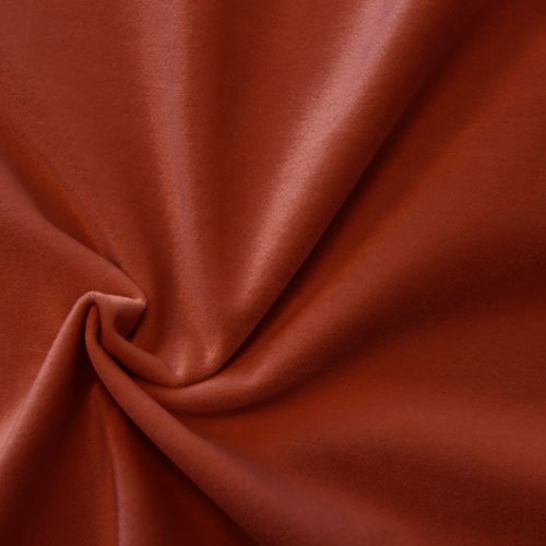 Rideau En Velours Feutré Uni - 135x260 Cm - Cuivre