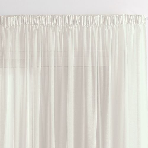 Voilage Uni Sablé Et Plombé - 150x240 Cm - Naturel