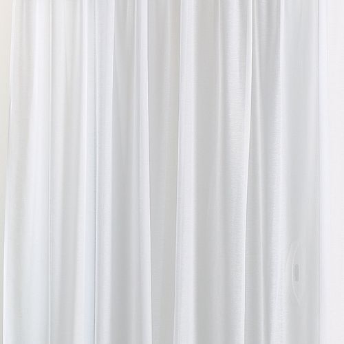 Voilage Uni Sablé Et Plombé - 360x245 Cm - Blanc