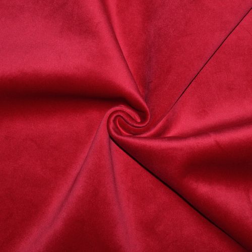 Rideau Isolant Et Occultant En Velours Doublé Polaire - 135x280 Cm - Rouge