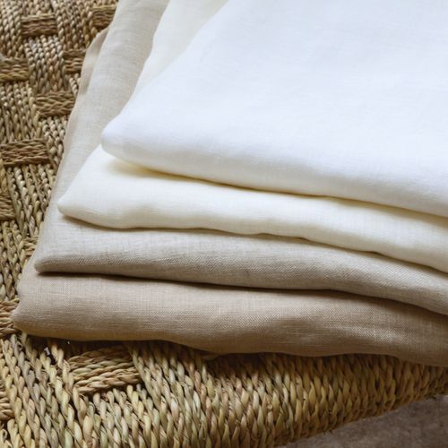 Rideau Voilage 100% Lin Fluide - 140x260 Cm - Ecru