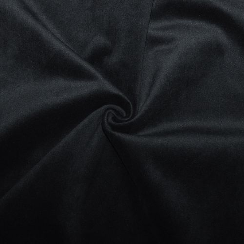 Rideau Isolant Et Occultant En Velours Doublé Polaire - 135x280 Cm - Noir