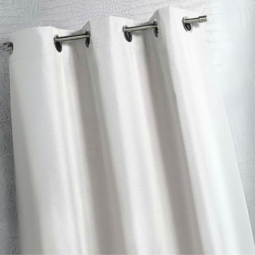 Rideau D'extérieur En Tissu Déperlant - 140x260 Cm - Blanc