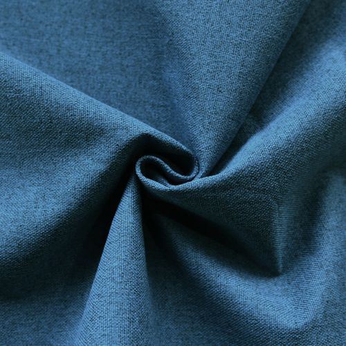 Rideau 100% Occultant Thermique Phonique Chiné - 135x180 Cm - Bleu Pétrole