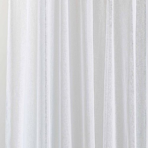 Voilage Galon Fronceur Tombé Fluide - 415x240 Cm - Blanc