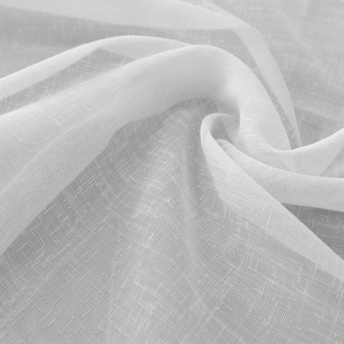Voilage Galon Fronceur Tombé Fluide - 415x240 Cm - Blanc