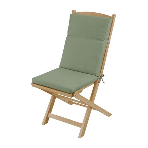 Coussin De Chaise Extérieur Assise Et Dossier Minorque - 40x90 Cm - Vert Olive