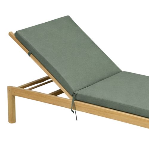 Matelas Bain De Soleil Extérieur Imperméable Minorque - 60x190 Cm - Vert Olive
