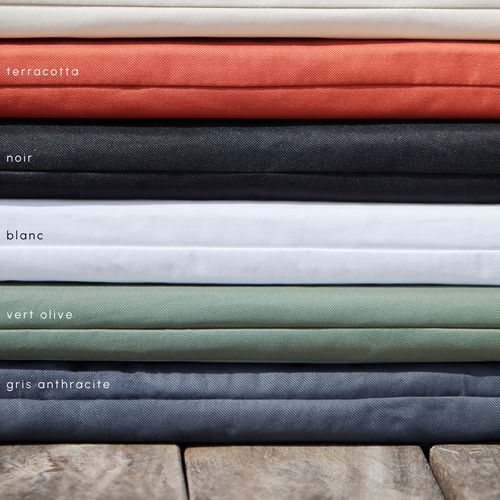 Matelas Bain De Soleil Extérieur Imperméable Minorque - 60x190 Cm - Terracotta