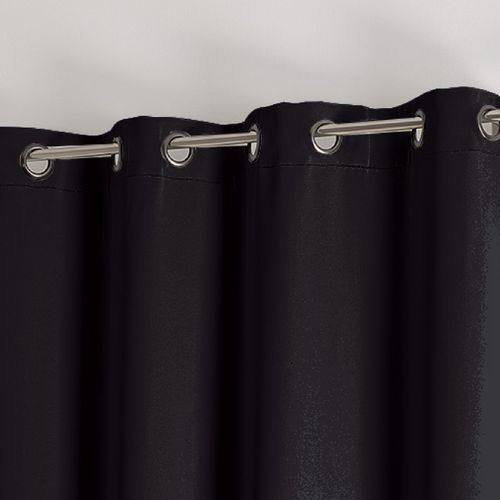 Rideau Occultant Ignifugé M1 Non Feu - 160x240 Cm - Noir
