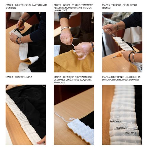 Rideau Thermique Phonique Et Semi Occultant à Galons Fronceurs Konfor - 140x260 Cm - Marron Clair