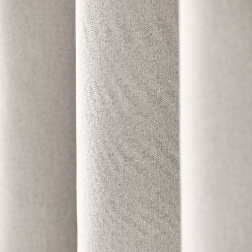 Rideau 100% Occultant Thermique Phonique Chiné - 240x260 Cm - Ivoire