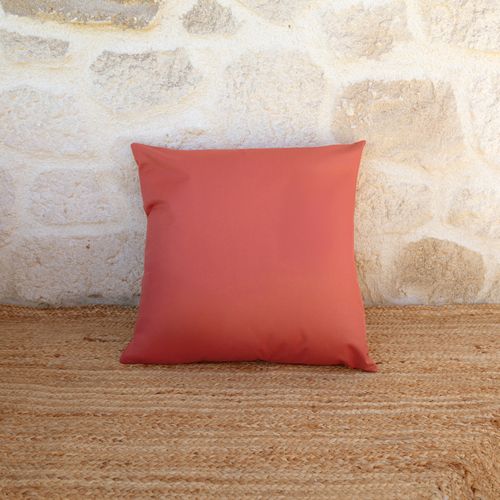 Coussin Extérieur Imperméable Et Déhoussable Minorque - 50x50 Cm - Terracotta
