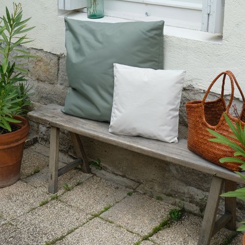 Coussin Extérieur Imperméable Et Déhoussable Minorque - 50x50 Cm - Vert Olive