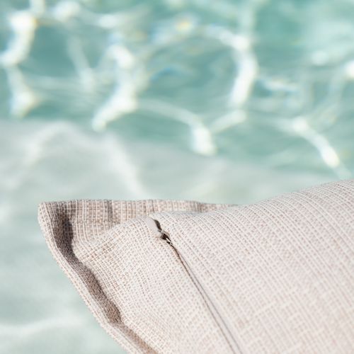 Coussin Extérieur Déhoussable Ferret - 60x40 Cm - Naturel