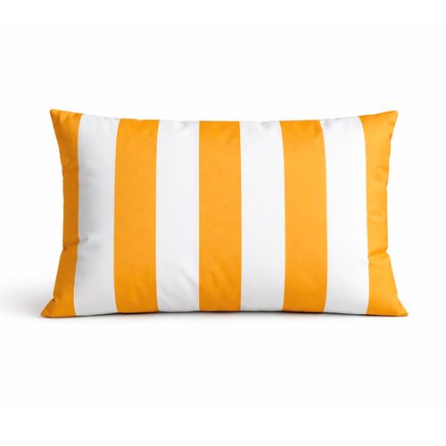 Coussin Imperméable Déhoussable à Rayures Arcachon - 60x40 Cm - Jaune