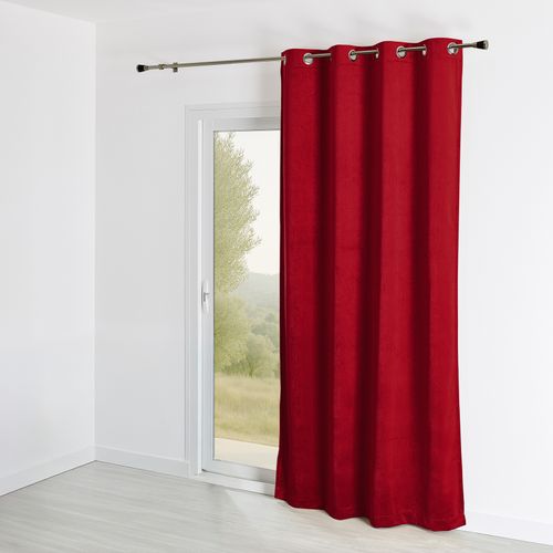 Rideau Ignifugé M1 En Velours Premium - 140x260 Cm - Rouge