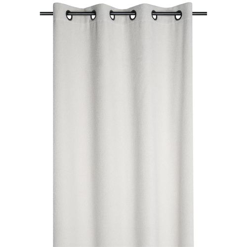 Rideau à Oeillets - Effet Bouclette - 140x260 Cm - Ecru