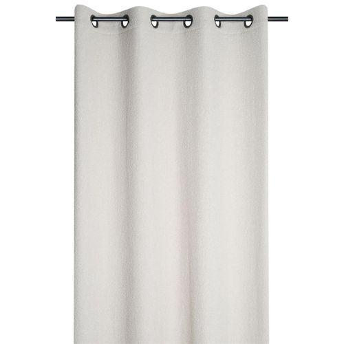 Rideau à Oeillets Doux - Effet Bouclette - 140x260 Cm - Naturel