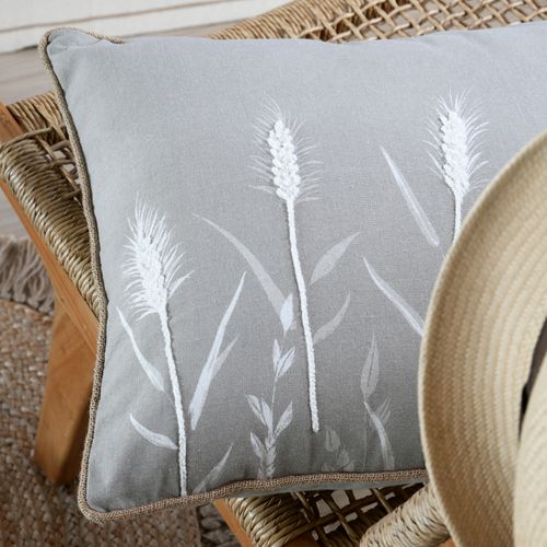 Coussin Décoratif Pampa En Coton - 40x60 Cm - Naturel